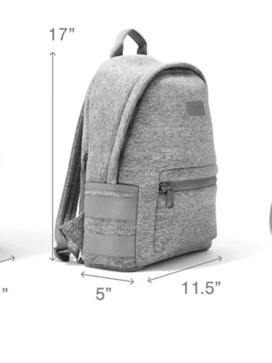 Dagne Dover Handbags - DAGNE DOVER Grey Everyday Backpack - Compact 17"